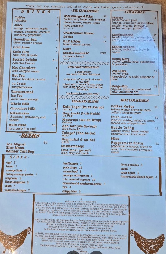 Ludi’s Restaurant Menu in English | Best Breakfast & Comfort Food in ...
